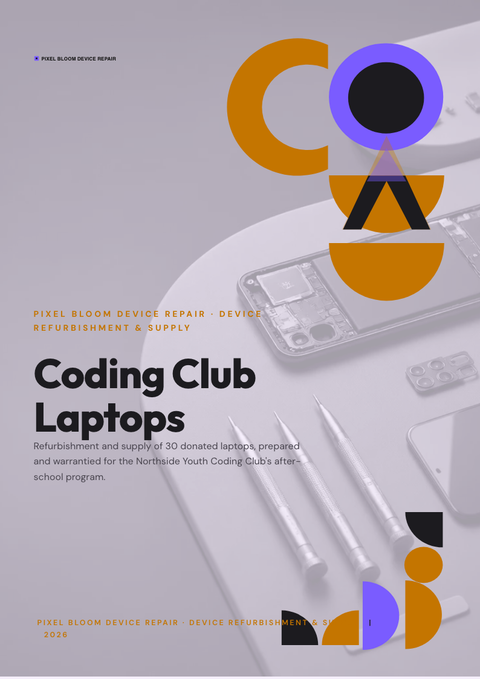 A finished pitch deck rendered in a flat & minimal look