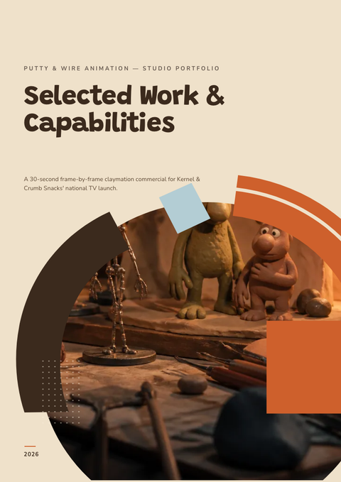 A finished portfolio rendered in a 3d look