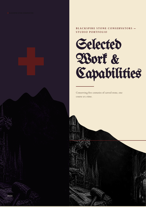 A finished portfolio rendered in a dark look