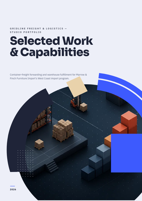 A finished portfolio rendered in a 3d look