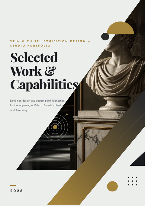 A finished portfolio rendered in a luxury look