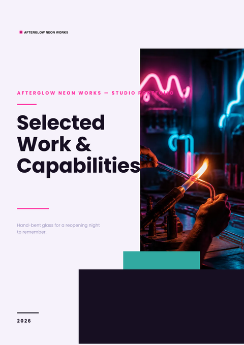 A finished portfolio rendered in a futuristic look