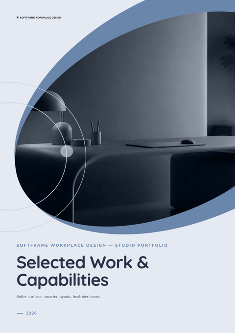 A finished portfolio rendered in a morphism look
