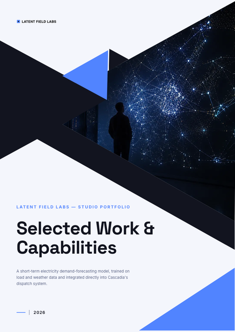 A finished portfolio rendered in a motion look