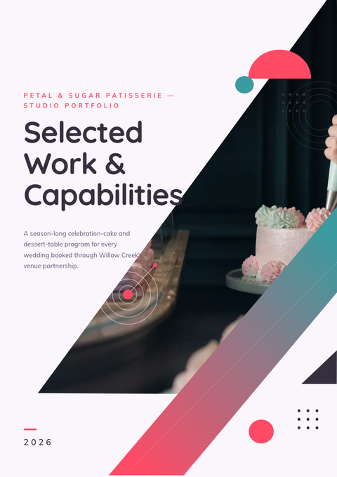 A finished portfolio rendered in a color look