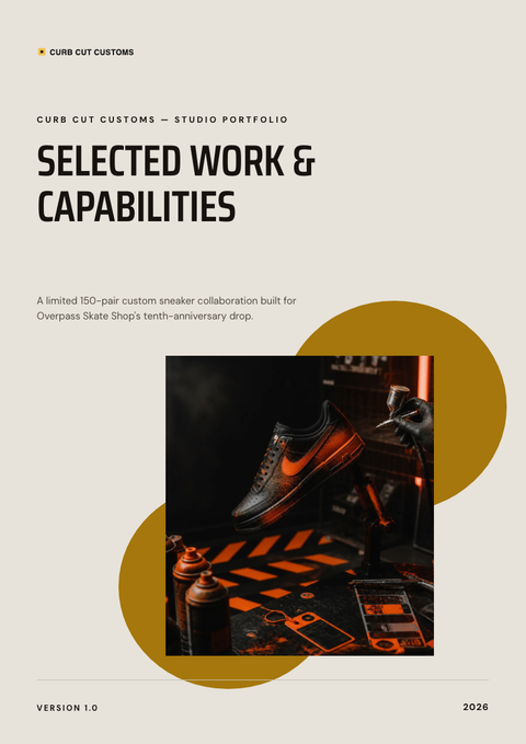 A finished portfolio rendered in a lifestyle look