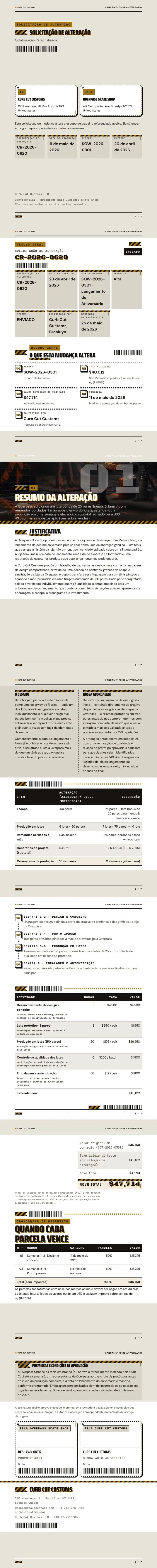 Streetwear — exemplo completo criado pelo Waxe