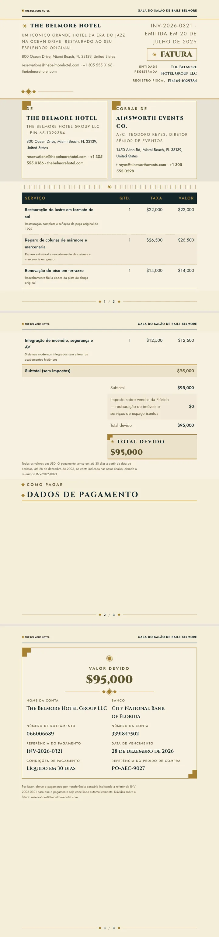 Art Deco — exemplo completo criado pelo Waxe