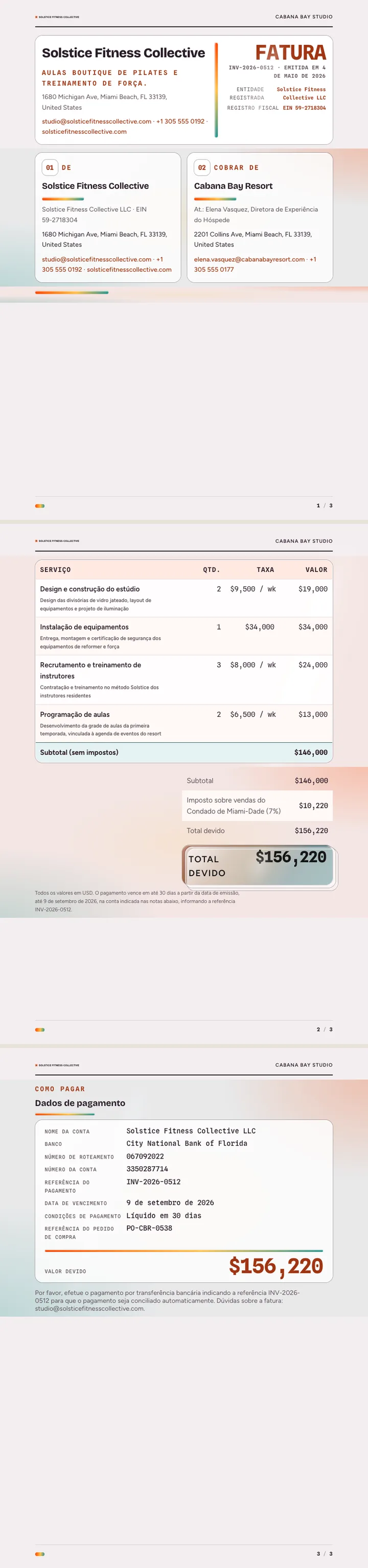 Vidro Fosco — exemplo completo criado pelo Waxe
