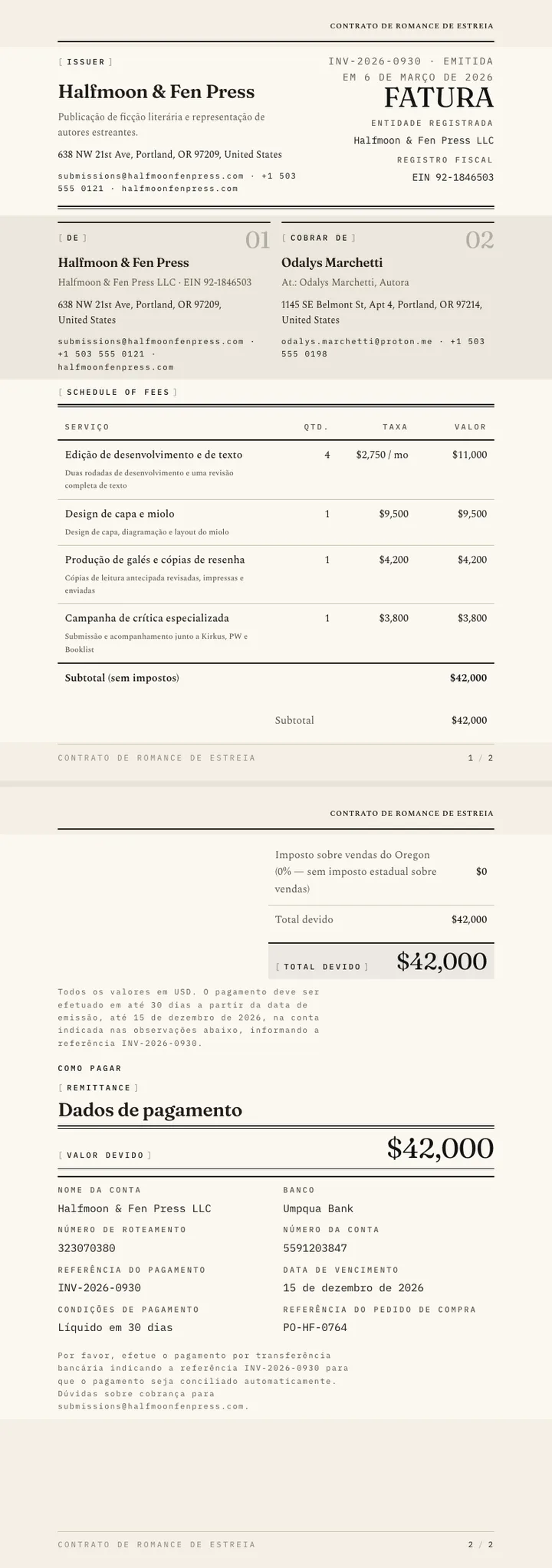 Tipográfico / Guiado por Tipografia — exemplo completo criado pelo Waxe