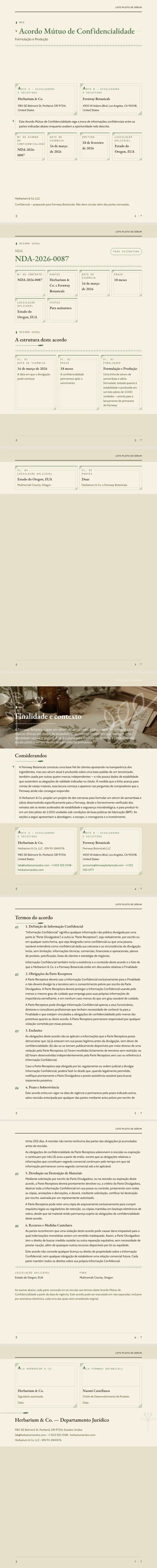 Botânico — exemplo completo criado pelo Waxe