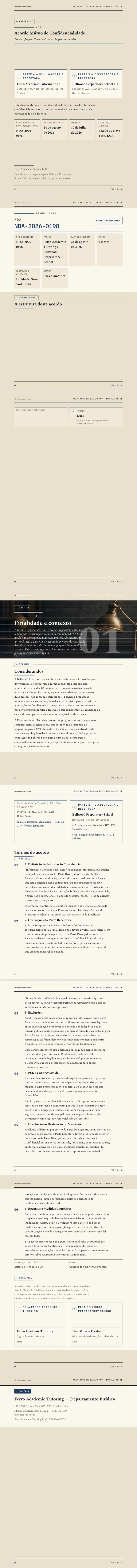 Educacional / Acadêmico — exemplo completo criado pelo Waxe