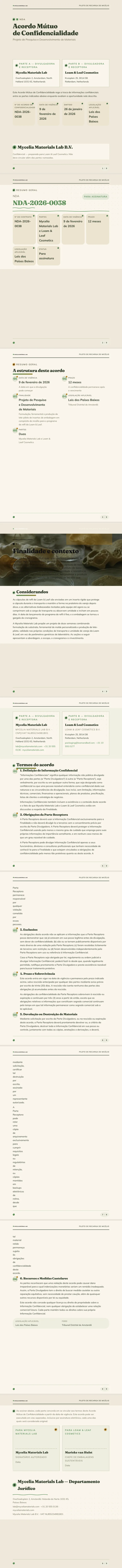 Orgânico / Biomórfico — exemplo completo criado pelo Waxe