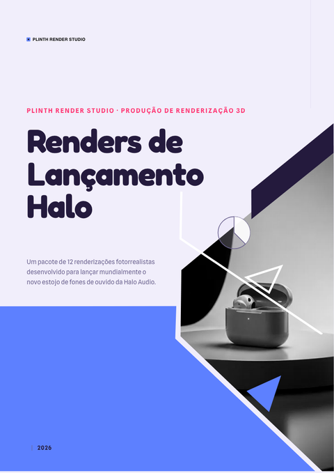 A finished pitch deck rendered in a 3d look