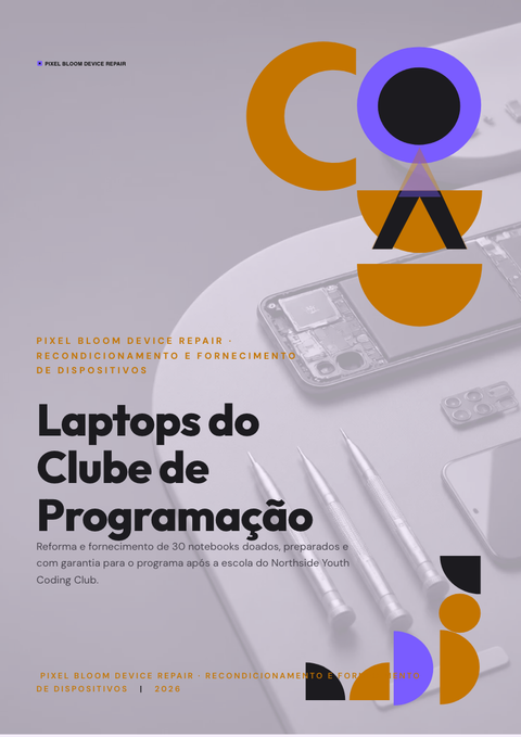 A finished pitch deck rendered in a flat & minimalista look