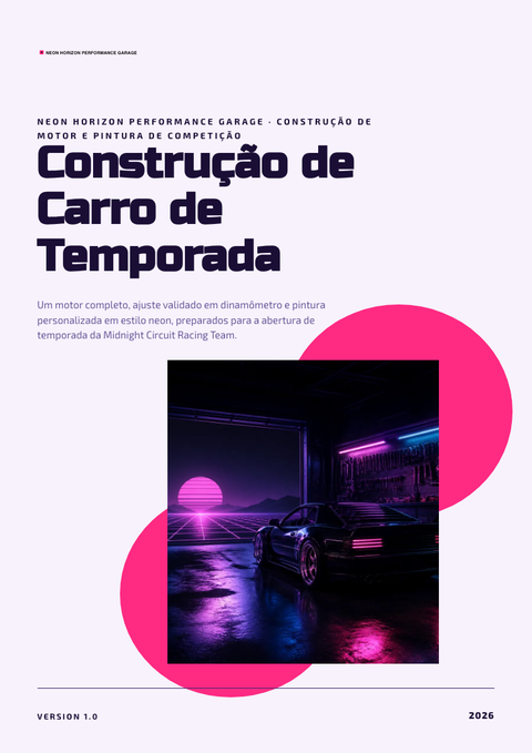 A finished pitch deck rendered in a retrô look
