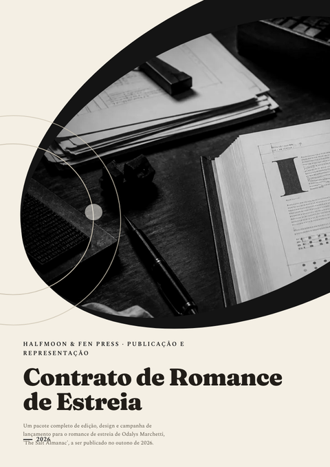 A finished pitch deck rendered in a tipográfico look