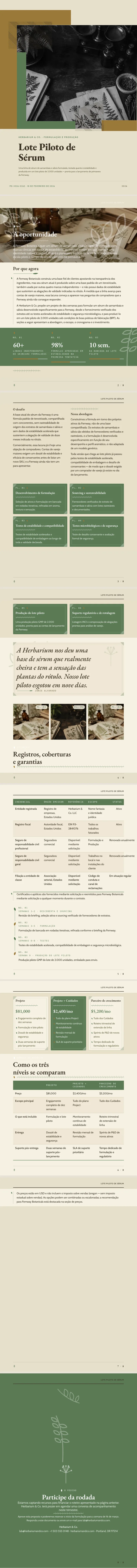 Botânico — exemplo completo criado pelo Waxe