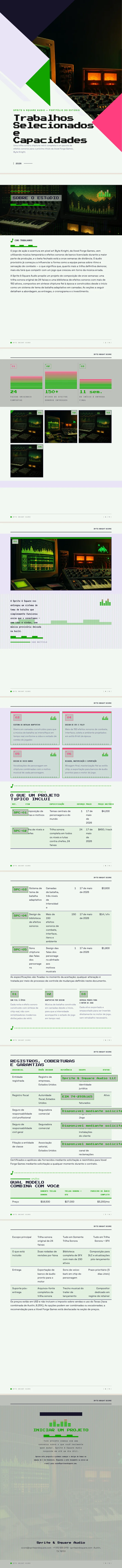 8-Bit Chiptune — exemplo completo criado pelo Waxe