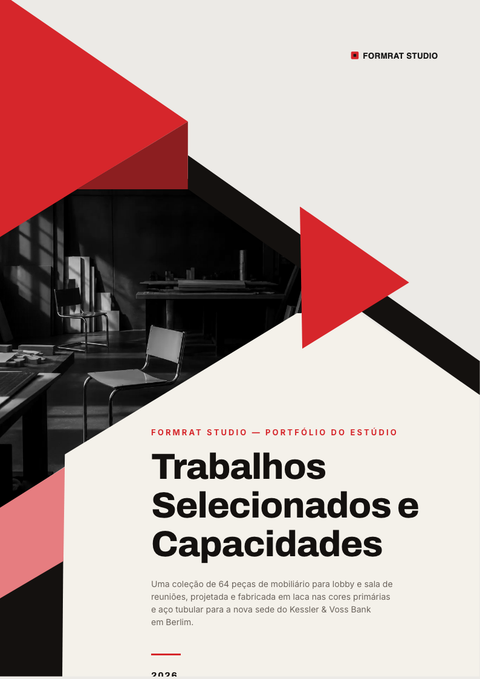 A finished portfolio rendered in a retrô look