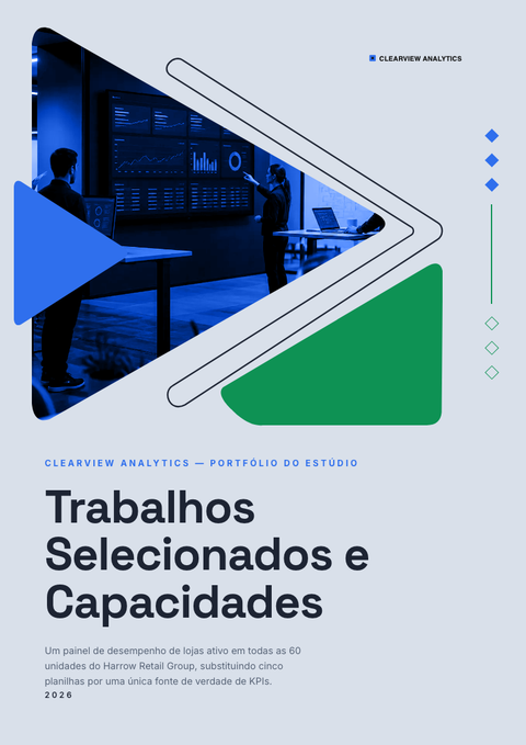 A finished portfolio rendered in a técnico look