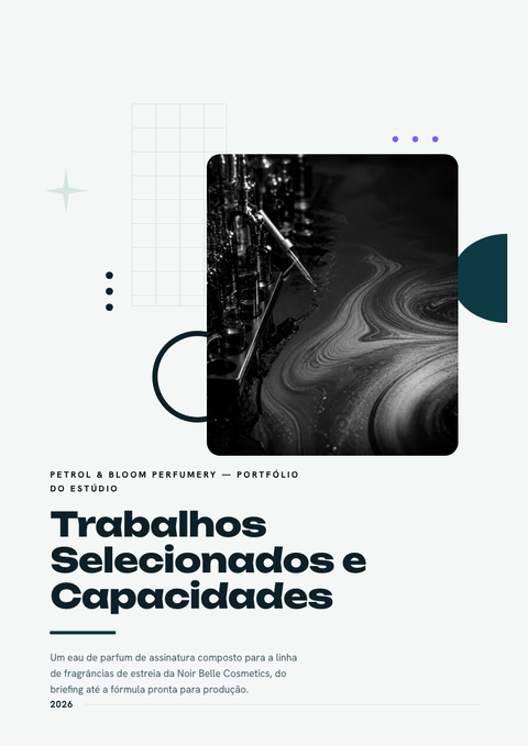 A finished portfolio rendered in a gradiente look