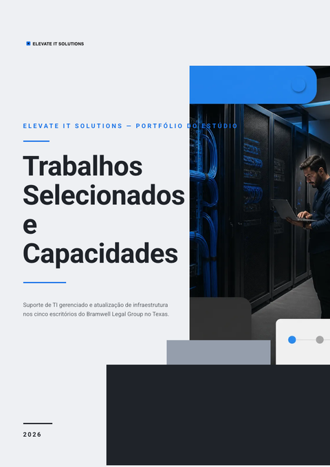 A finished portfolio rendered in a flat & minimalista look