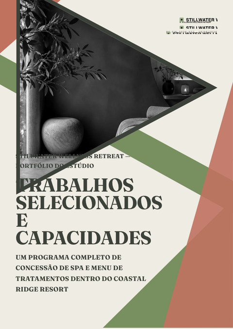 A finished portfolio rendered in a estilo de vida look