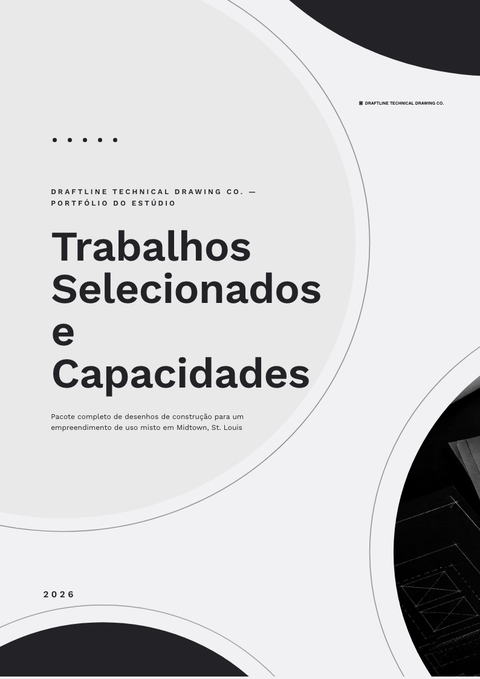 A finished portfolio rendered in a técnico look