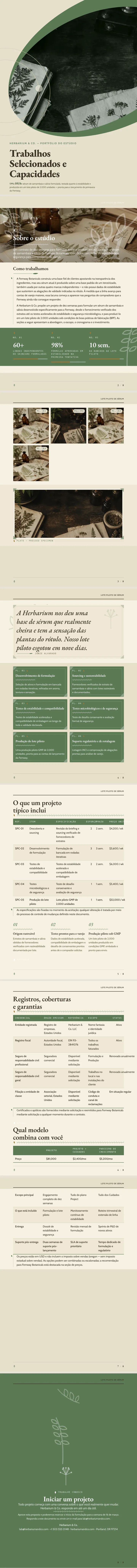 Botânico — exemplo completo criado pelo Waxe