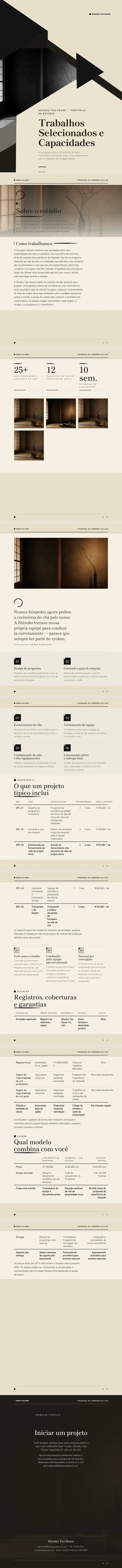 Minimalismo Japonês — exemplo completo criado pelo Waxe
