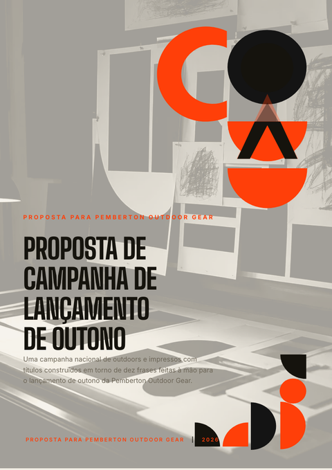 A finished proposal rendered in a tipográfico look