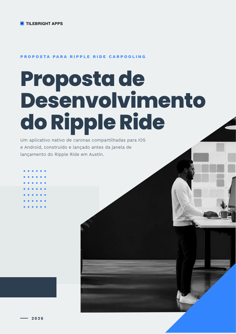 A finished proposal rendered in a flat & minimalista look