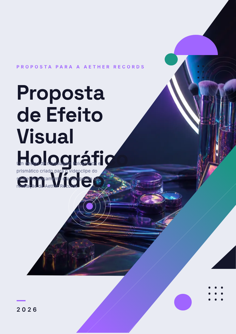 A finished proposal rendered in a futurista look