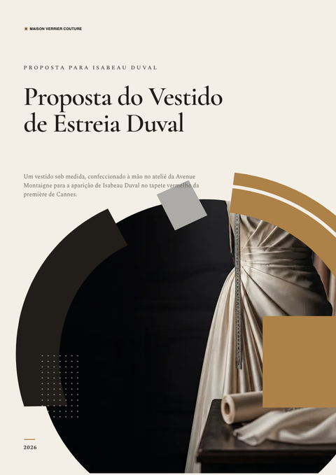 A finished proposal rendered in a estilo de vida look