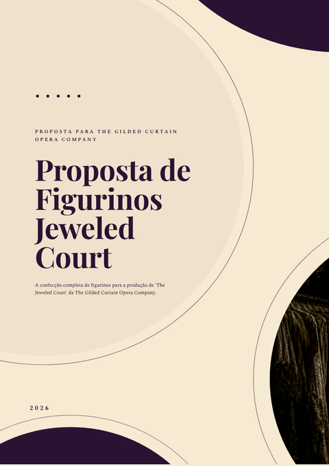 A finished proposal rendered in a brutalista look