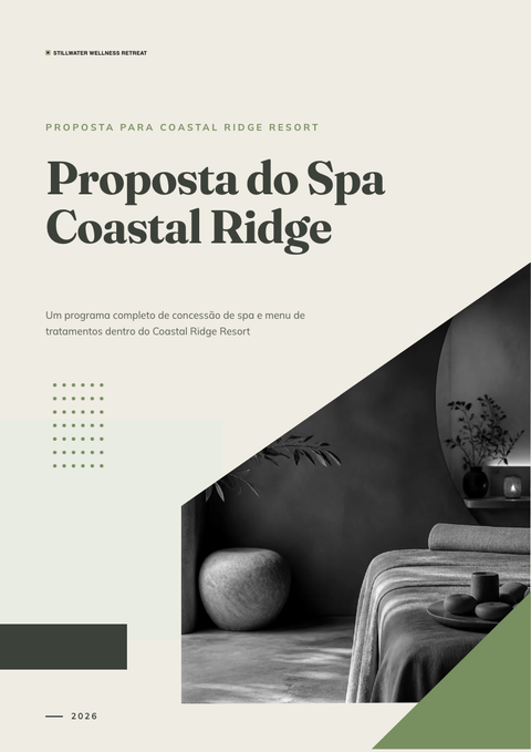 A finished proposal rendered in a estilo de vida look