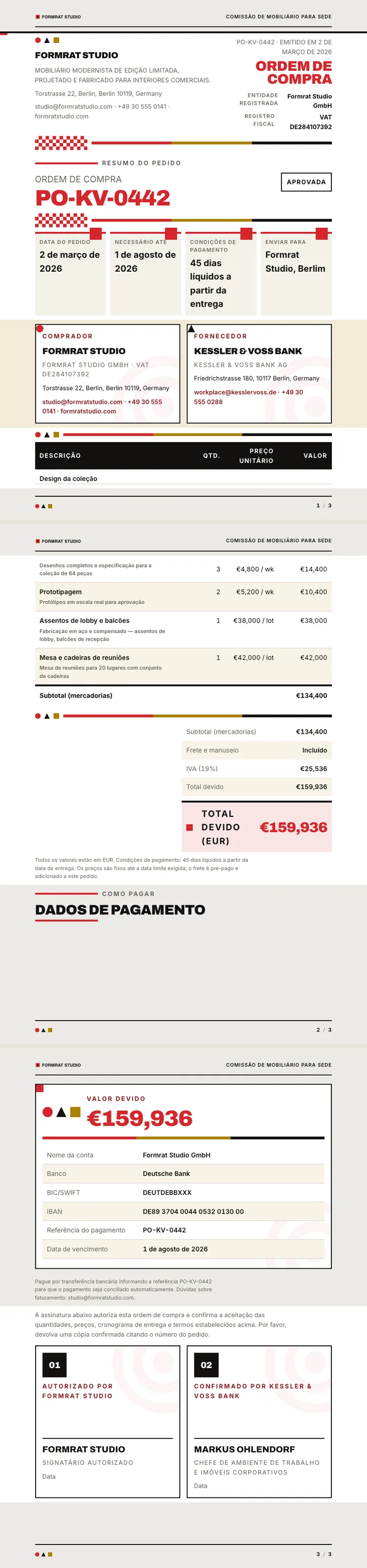 Bauhaus — exemplo completo criado pelo Waxe