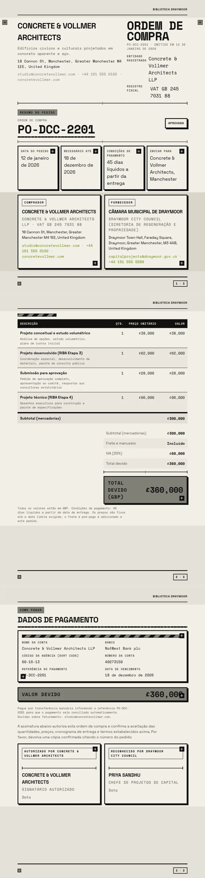 Brutalismo — exemplo completo criado pelo Waxe
