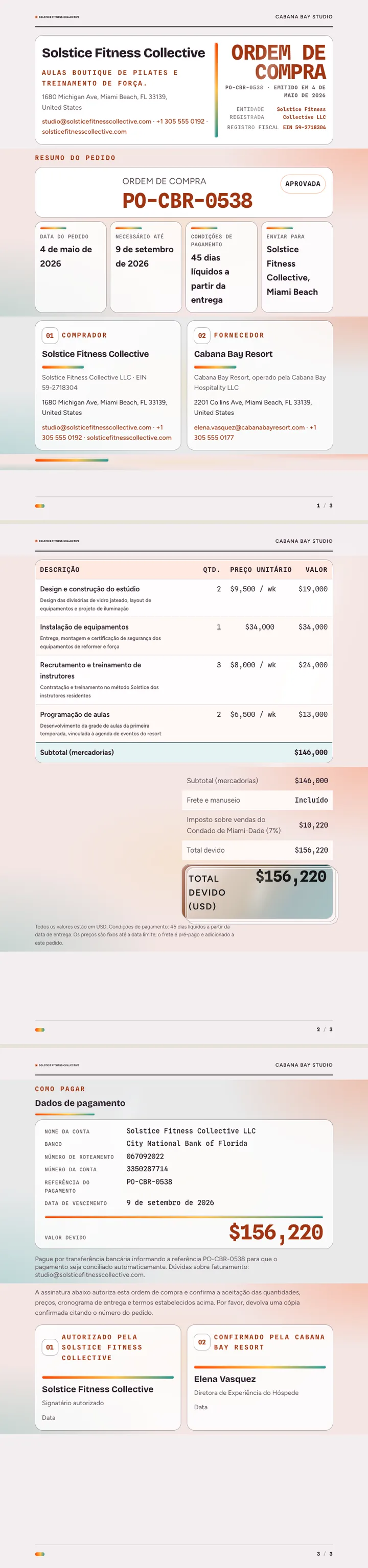 Vidro Fosco — exemplo completo criado pelo Waxe