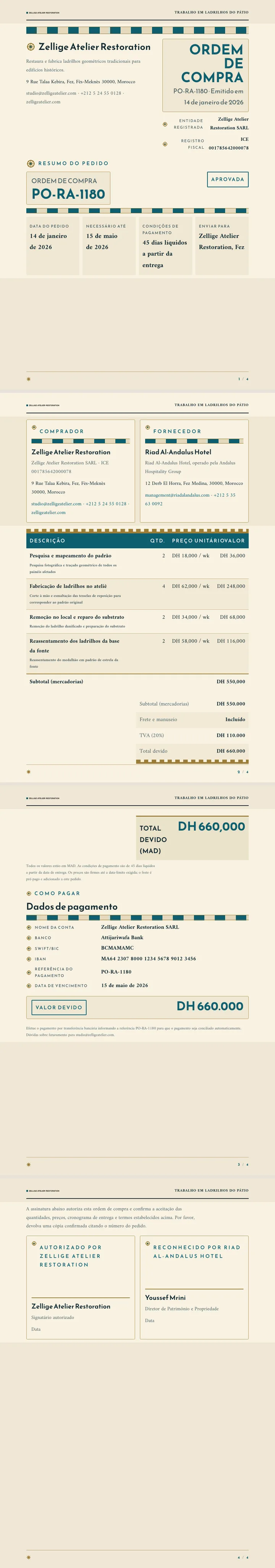 Geometria Islâmica — exemplo completo criado pelo Waxe