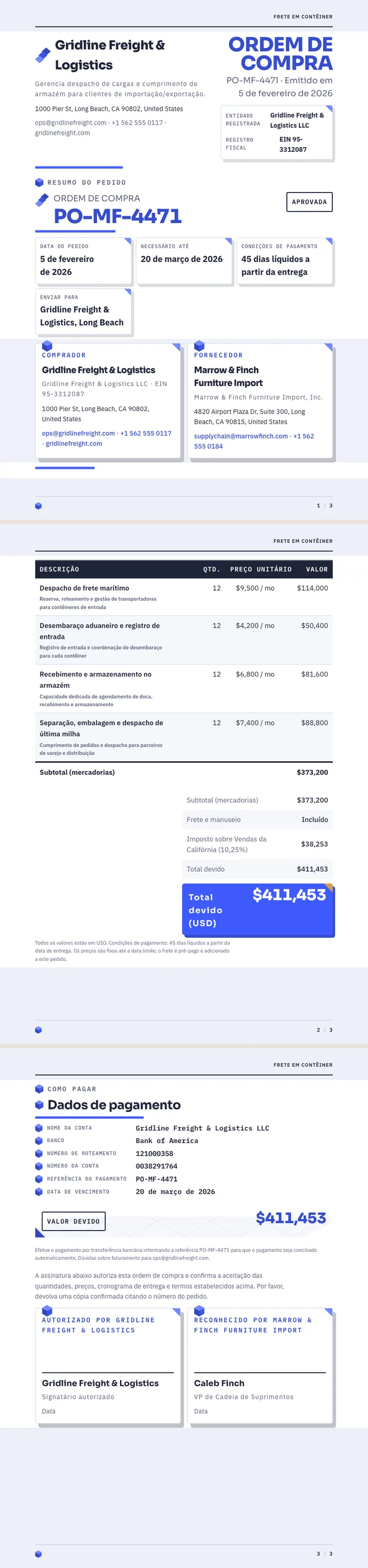 Isométrico — exemplo completo criado pelo Waxe