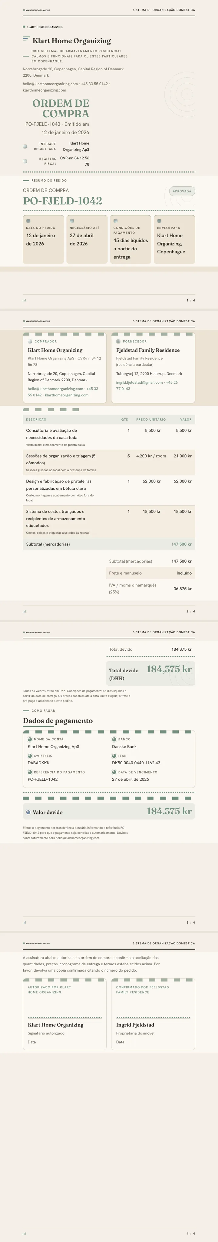 Escandinavo / Nórdico — exemplo completo criado pelo Waxe