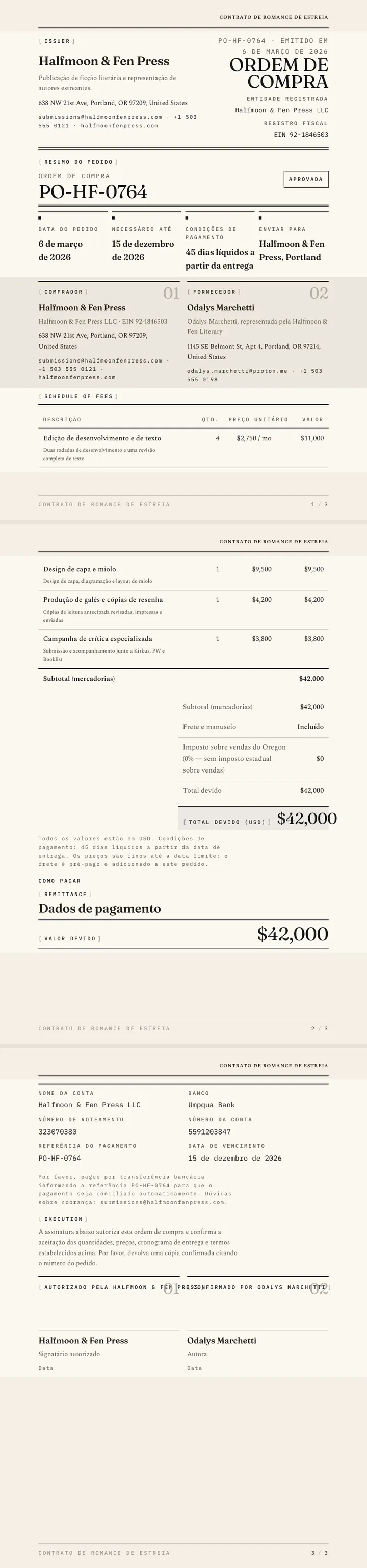 Tipográfico / Guiado por Tipografia — exemplo completo criado pelo Waxe