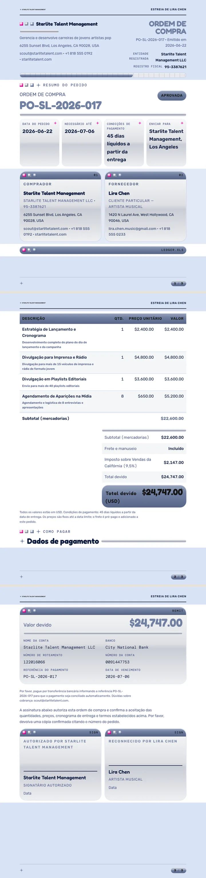 Y2K — exemplo completo criado pelo Waxe
