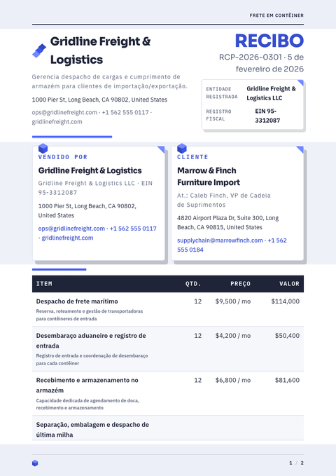 A finished receipt rendered in a 3d look