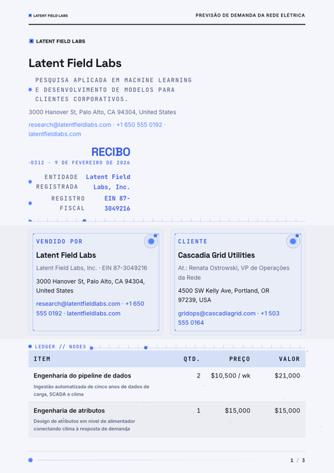 A finished receipt rendered in a movimento look