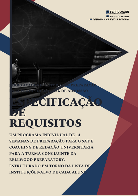 A finished requirements document rendered in a diversos look