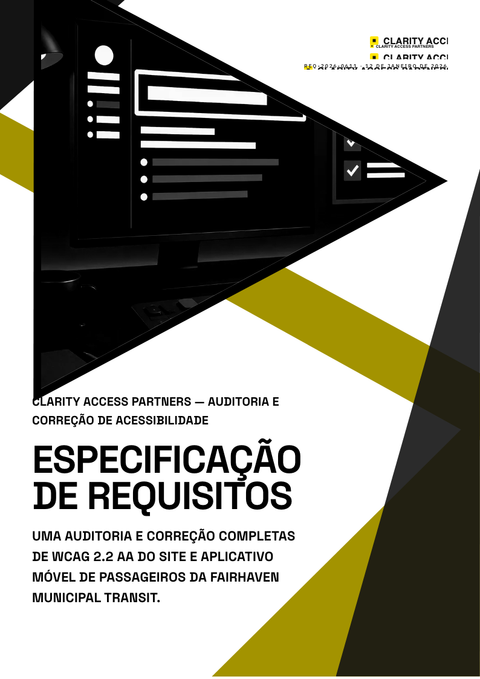 A finished requirements document rendered in a cor look