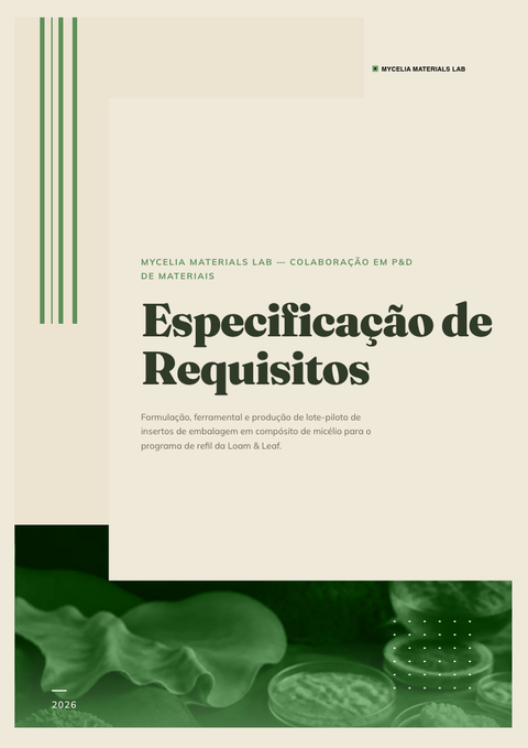 A finished requirements document rendered in a natureza look